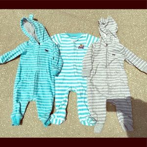 Carters 9 month fleece sleep and play